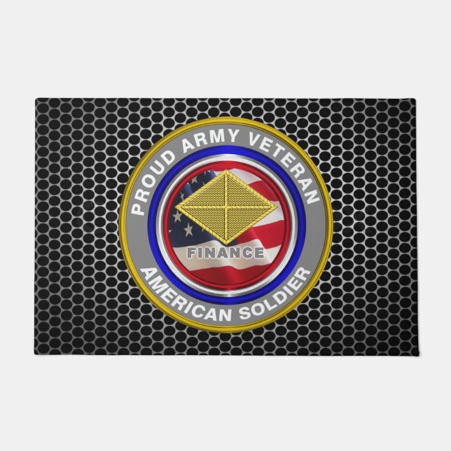 Finance Corps Veteran Deurmat (Voorkant)