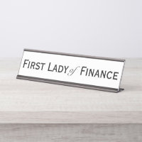 Finance First Lady Funny Vrouw Accountant CFO
