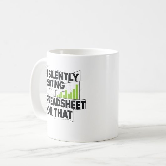 Finance Growth Chart Motivational Mug (Devant gauche)