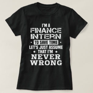 Finance Intern T-shirt