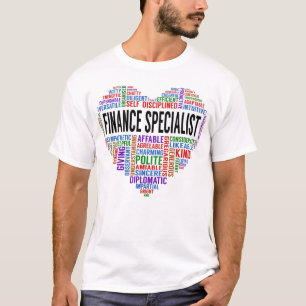 Finance Specialist Heart T-shirt