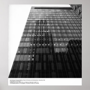 Financial Building 1966, door Ansel Adams Poster