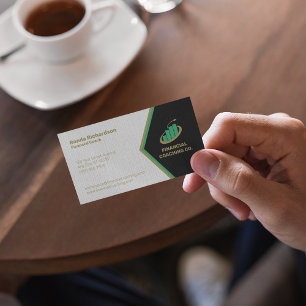 Financial Coach Professional Black wit Visitekaartje