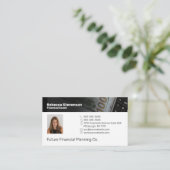 Financial Coach Professional Visitekaartje (Staand voorkant)