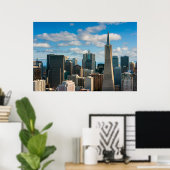 Financial District Skyline van San Francisco Poster (Thuiskantoor)