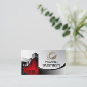 Financial Graph Logo Visitekaartje (Staand voorkant)