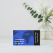 Financial Investment Services Company Visitekaartje (Staand voorkant)