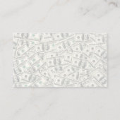 financial services editable card visitekaartje (Achterkant)