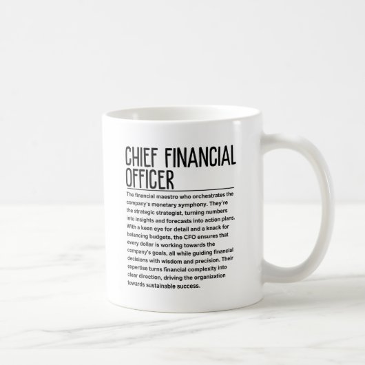 Financieel directeur koffiemok (Rechts)