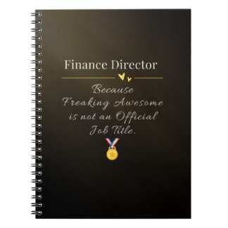 Financieel directeur notitieboek