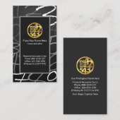 financieel Lijst numerieke nummers Visitekaartje (Voorkant / Achterkant)