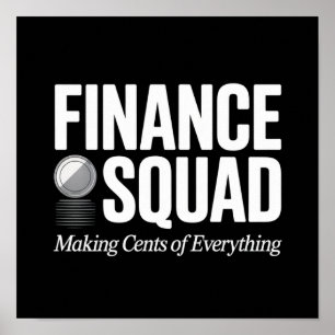 Financieel Team – Elke Cent Telt Poster
