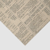  financieel verslag Krant Tissuepapier (Detail)