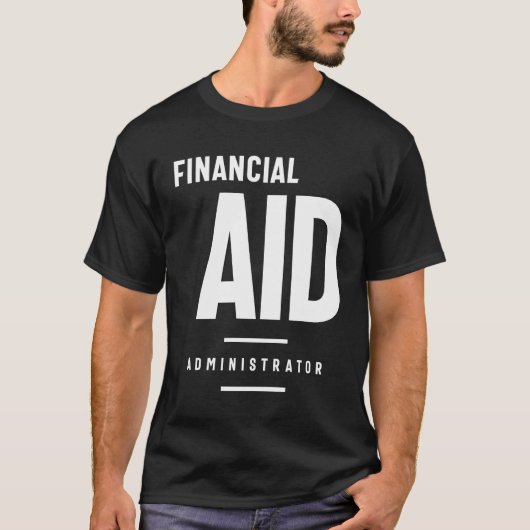 Financiële ondersteuning Beheerder Gift Funft Job  T-shirt (Voorkant)