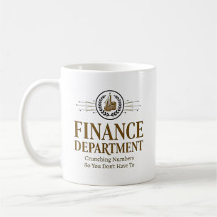 Financiën Afdeling - Crunching Numbers Quote Koffiemok