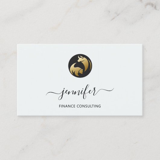 Financiën Consulting Makelaar Accountant Munten Bu Visitekaartje (Voorkant)