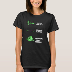 Financiën Controller Werknemer Bedrijfsfinanciën V T-shirt