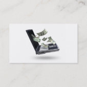 Financiën, geld visitekaartje (Achterkant)