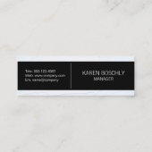 Financiën Logo Mini Visitekaartje (Achterkant)