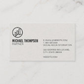 Financiën Logo Visitekaartje (Achterkant)