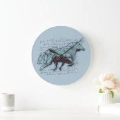 Financiering van aandelenmarktanalyse grote klok (Huis)