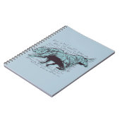 Financiering van aandelenmarktanalyse notitieboek (Linkerzijde)