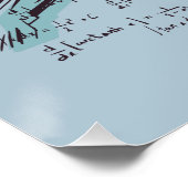 Financiering van aandelenmarktanalyse perfect poster (Hoek)