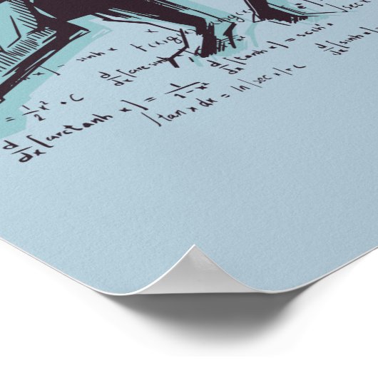 Financiering van aandelenmarktanalyse poster (Hoek)