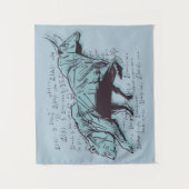 Financiering van aandelenmarktanalyse wandkleed (Voorkant)