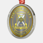 FINANCIERINGSCORPS METALEN ORNAMENT (Links)