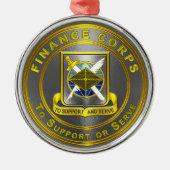 FINANCIERINGSCORPS METALEN ORNAMENT (Voorkant)