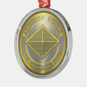 FINANCIERINGSCORPS METALEN ORNAMENT (Links)