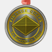 FINANCIERINGSCORPS METALEN ORNAMENT (Voorkant)