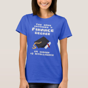 Financieringsgraad afstuderen grappige gamer t-shirt
