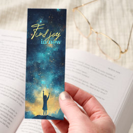 Find Joy In Now Motivational Bookmark