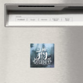 Find Joy In The Journey 2 Inch Square Magnet (In Situ (Lave-vaisselle))