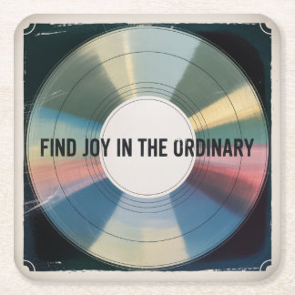 Find Joy In The Ordinary Vierkante Kartonnen Onderzetter