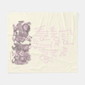 Find Me Where the Wild Things Are Fleece Deken (Voorkant (Horizontaal))