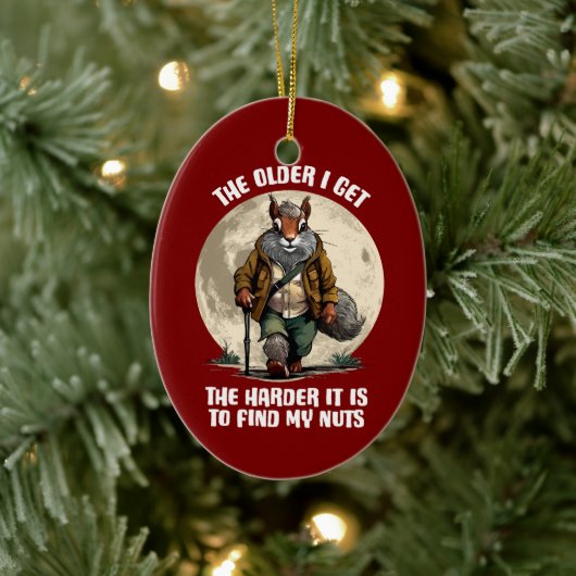 Find My Nuts - grappige eekhoorn Ornament (Boom)