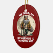 Find My Nuts - grappige eekhoorn Ornament (Links)