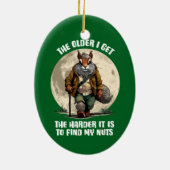 Find My Nuts - grappige eekhoorn Ornament (Achterkant)