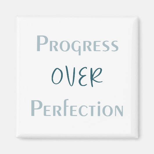 Find Strength in Progress With Intentional Design Magneet (Voorkant)