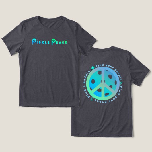 find your...... Tri-Blend shirt (Ontwerp Voorkant & Achterkant)