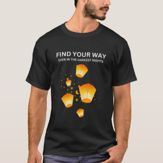 Find Your Way Lanter T-shirt - Motivatie prijsopga