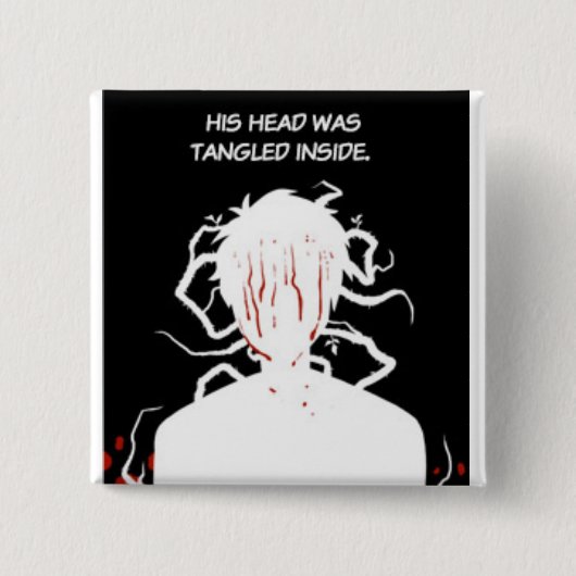 FindChaos - Tangled Vierkante Button 5,1 Cm (Voorkant)