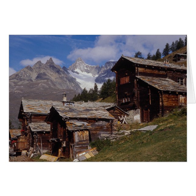 Findeln, Zermatt, Zwitserland (Voorkant Horizontaal)