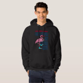 Finding Flamingo balance  Positive Affirmation Hoodie (Voorkant volledig)