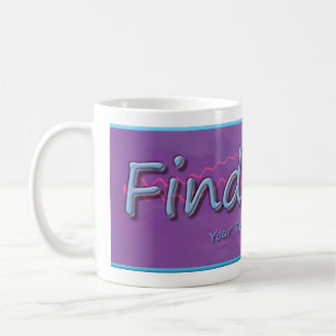 FindWave logo design om de verbeelding te prikkele Koffiemok