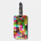 Fine Abstract Cool Cute Girly Retro Mode Bagagelabel (Achterkant verticaal)
