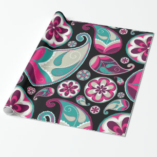 Fine Abstract Cool Cute Girly Retro Mode Cadeaupapier